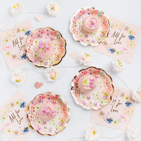 Blossom Girls Small Floral Plates