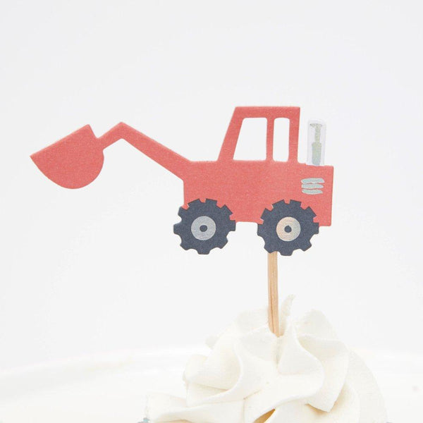 Construction Cupcake Kit (set of 24 toppers)