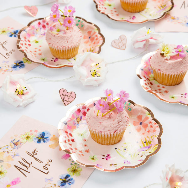 Blossom Girls Small Floral Plates