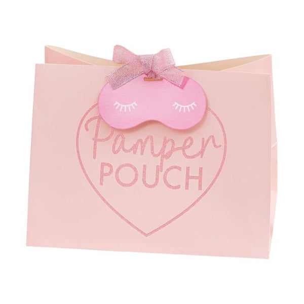 Pink Glitter Pamper Pouch Bag