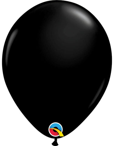 11" Onyx Black Latex Balloon
