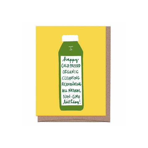 Scratch & Sniff Cold Pressed Birthday Card