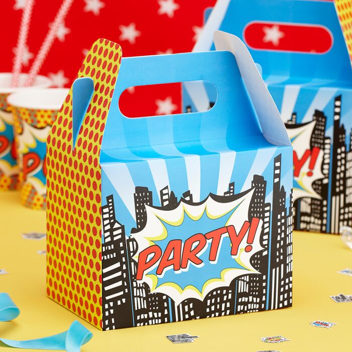Party Boxes - Pop Art Superhero Party