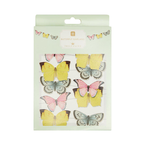 Truly Fairy Mini Butterfly Garland - 16ft