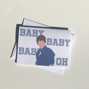 Baby, Baby, Baby Oh - Justin Bieber Card