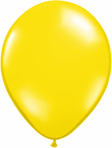 11" Qualatex Latex Balloons JEWEL- CITRON YELLOW