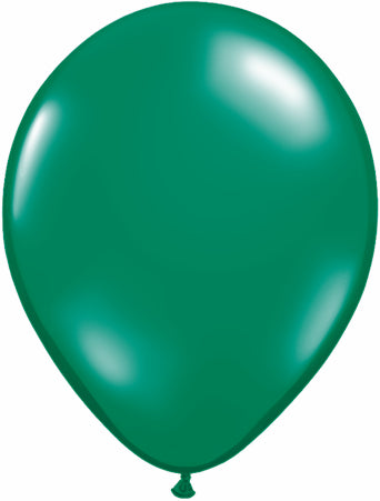 11" Qualatex Latex Balloons JEWEL- EMERALD GREEN