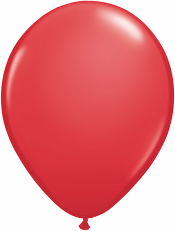 11" Qualatex Latex Balloon RED