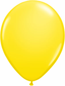11" Qualatex Latex Balloon Yellow