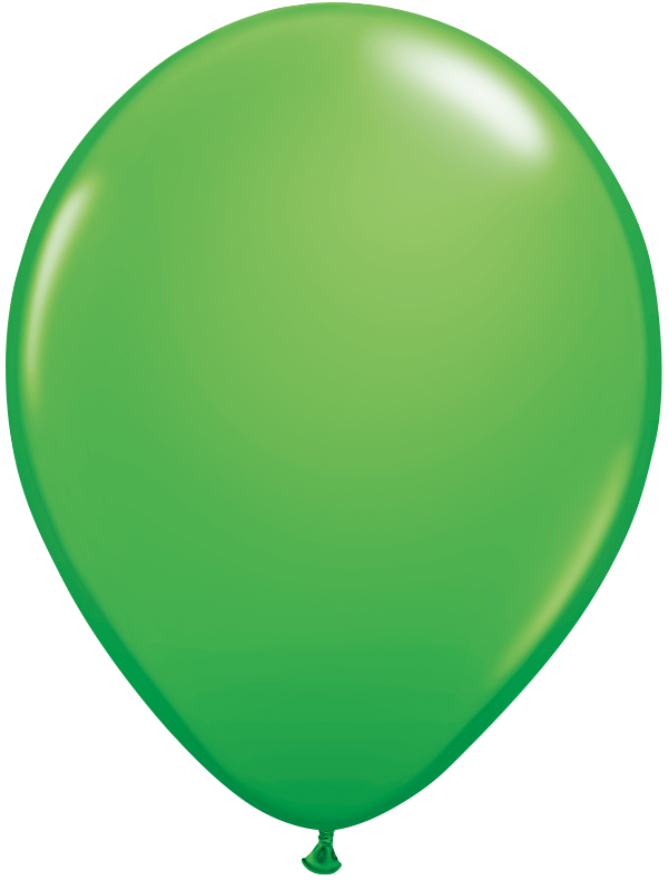 11" Qualatex Latex Balloon Spring Green