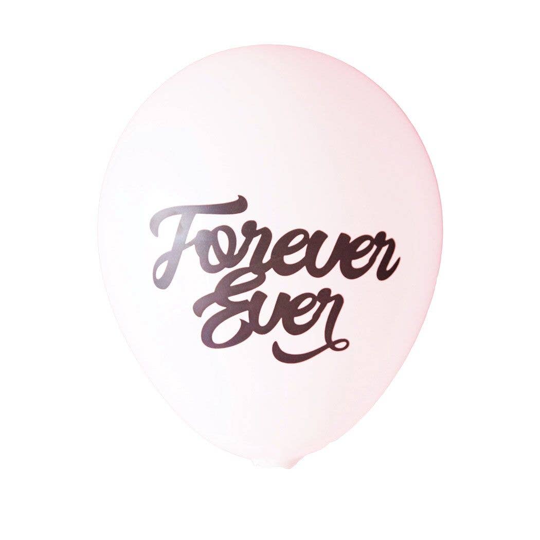 Party Balloons - Forever Ever - White