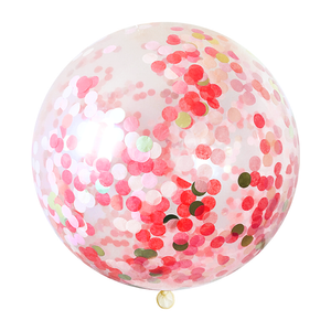 Candy Cane Jumbo Confetti Balloon