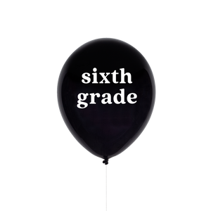Sixth Grade Balloon