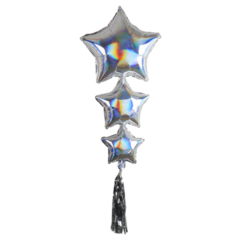 Star With Tassels Balloon - Foil