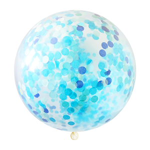 Blue Party Jumbo Confetti Balloon