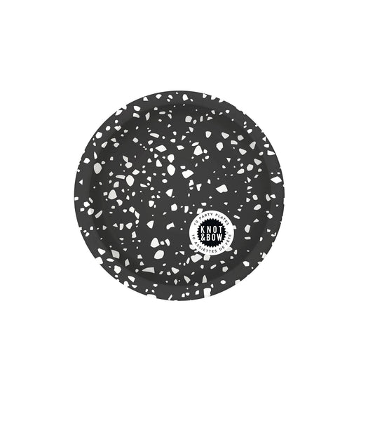 Black Chip Small Party Plate