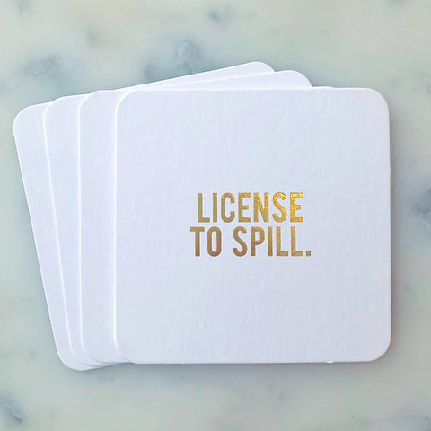 License to Spill Coasters