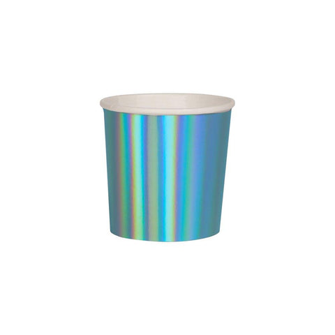 Blue Holographic Tumbler Cups
