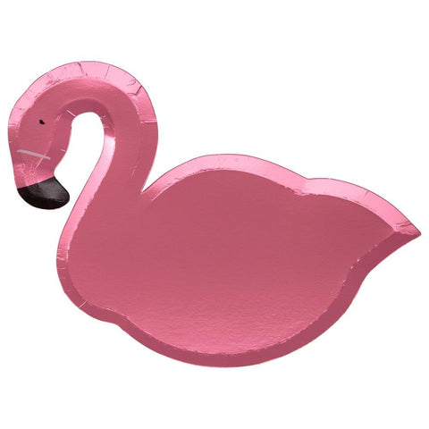 Pink Flamingo Plates (set of 8)