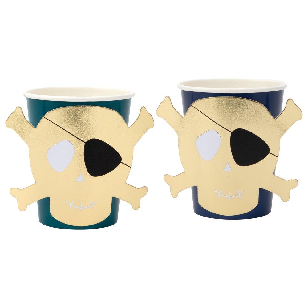 Pirates Bounty Party Cups (set of 8)