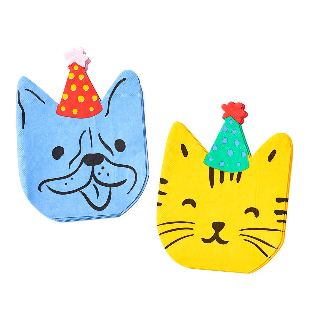 Dogs & Cats Napkins S/20