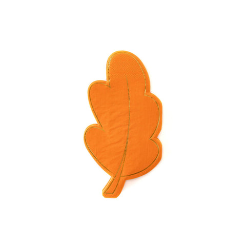 Gold Oak Leaf Napkin 18ct- Thanksgiving