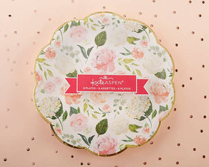 Floral 9 in. Plates