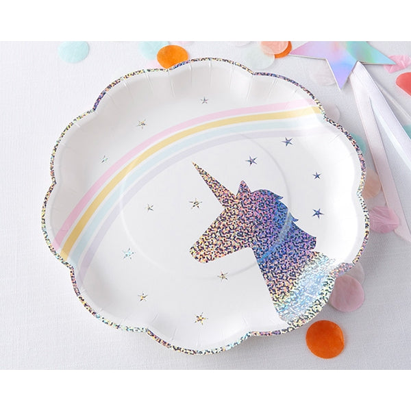 Enchanted Unicorn 9 in. Plates