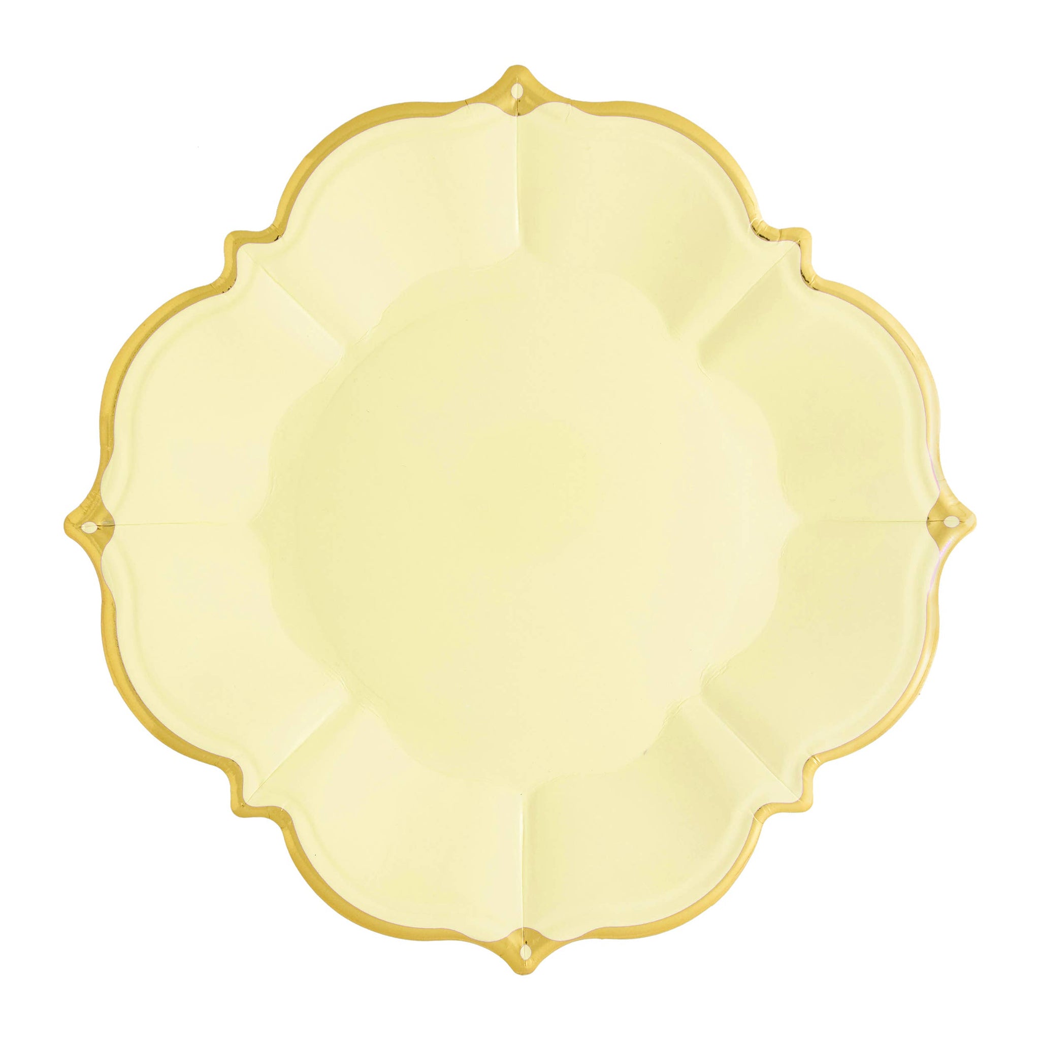 Canary Yellow Lunch Plates