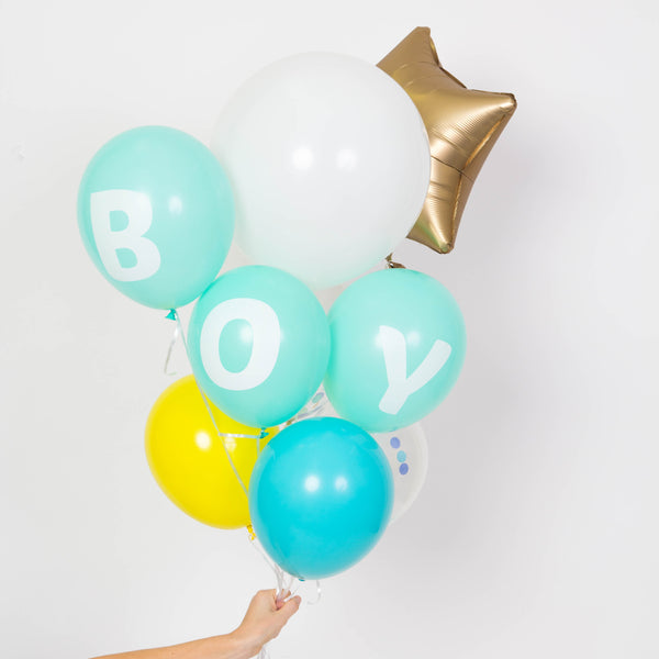 Party Balloon Bundles - Baby Boy Balloon Pack