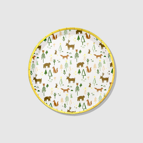 Woodland Wonders Large Paper Party Plates (10 per Pack)