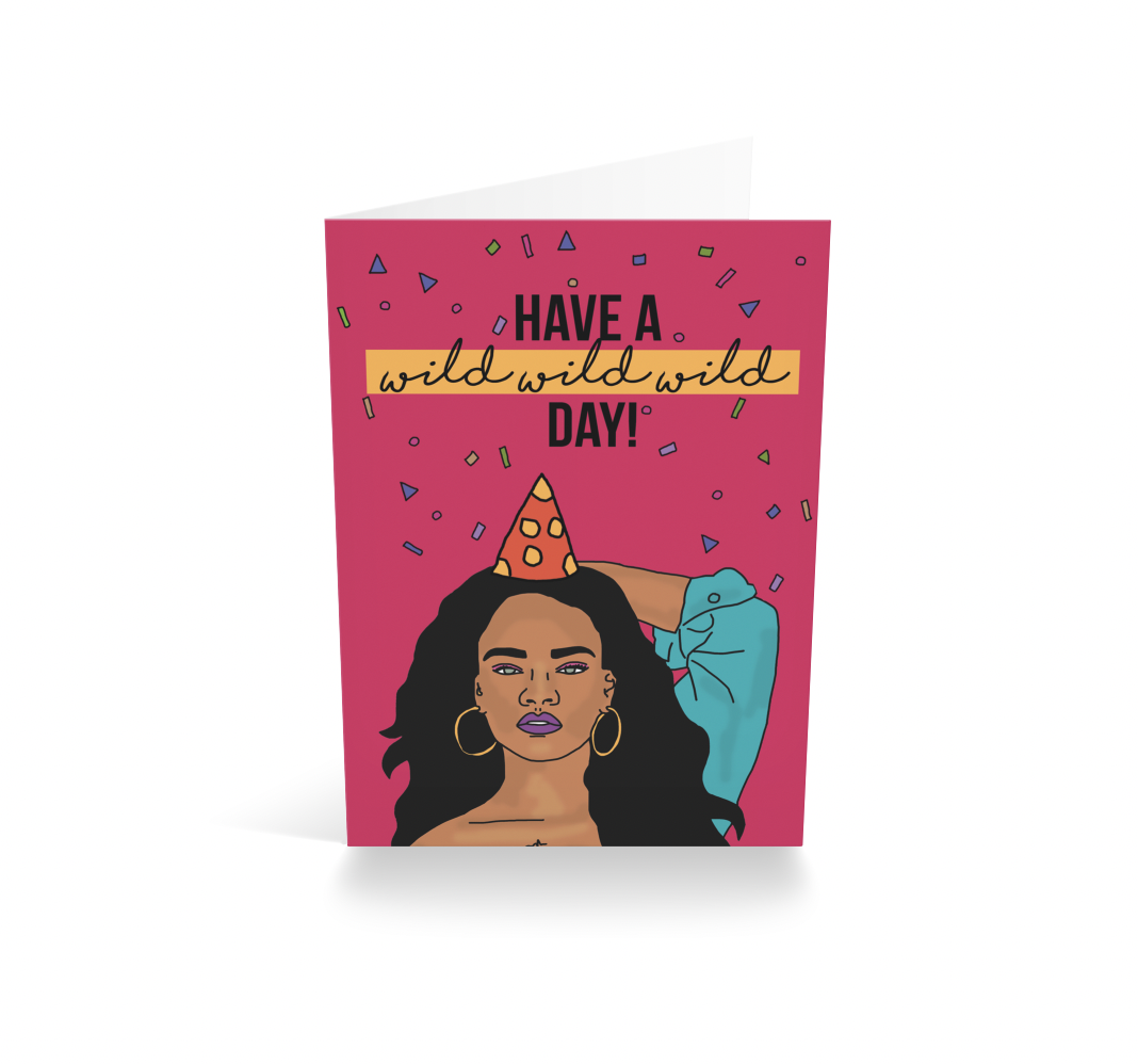 Wild Wild Wild Birthday Card