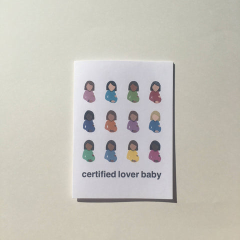Certified Lover Baby Drake Greeting Card