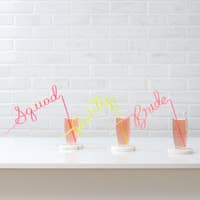 Party Bachelorette Silly Straw