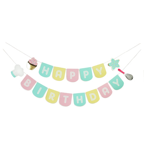 Little Bakers - Birthday Banner
