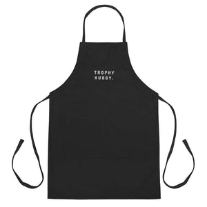Trophy Hubby Embroidered Apron - Party Ingredients