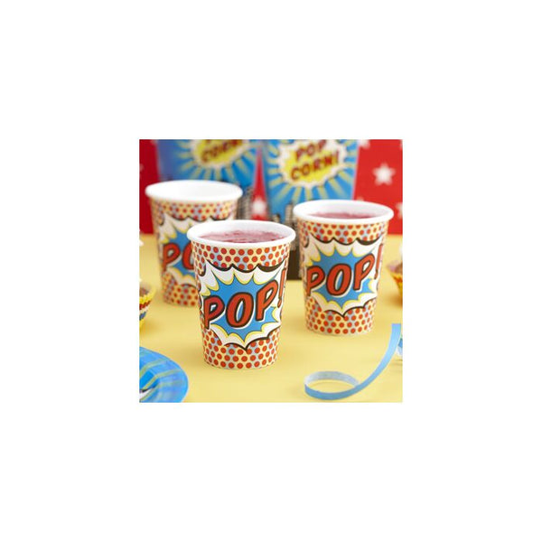 Cups - Pop Art Superhero Party