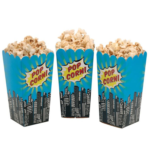 Popcorn Boxes - Pop Art Superhero Party