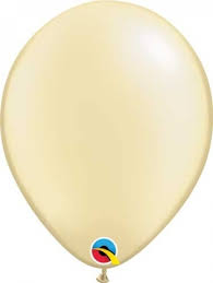 11" Pearl Ivory Latex Balloon