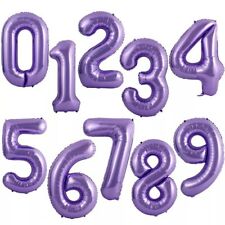 Purple 40" Numbered Balloon