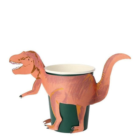 T-Rex Dinosaur Party Cups
