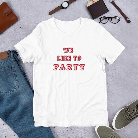 We like to Party Short-Sleeve Unisex T-Shirt - Party Ingredients